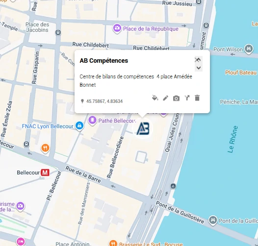 Bilan de compétences à Lyon 2e place Amédée Bonnet près du Grand Hôtel-Dieu